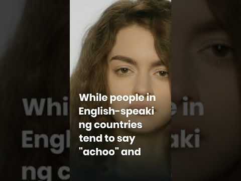 Sneeze Sounds Different Around The World | Bright Source #shorts