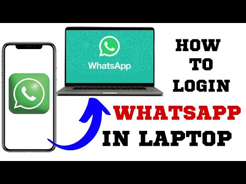 How to login whatsapp in laptop | how to use whatsapp in laptop | how to login whatsapp on computer