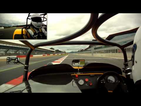 Caterham onboard footage from Silverstone GP trackday