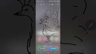 Beautiful peacock from Rough Sketch #sketchtoimage #samsungultras24 #samsunggalaxy