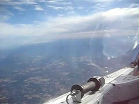 T-33 T-Bird jet flight - climb-out