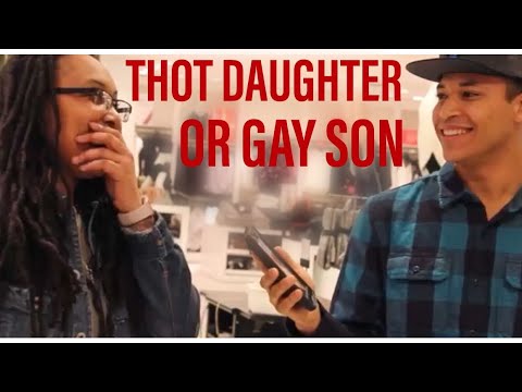 Would You Rather Have A Gay Son 🌈 Or Thot Daughter 💁🏽‍♀️ ?!?! | Public Interview | Mall Edition