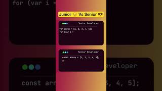 Junior Vs Senior Developer #programming #html #javascript #webdevelopment #html5 #webdesign  #css3