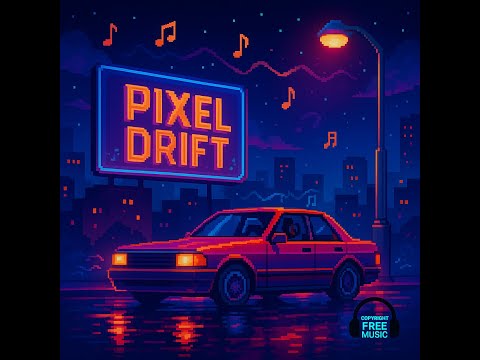 Pixel Drift | Futuristic Synthwave / Chill Electronic | Copyright Free Music for Creators