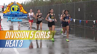 2025 XC - CIF-SS Prelims (Day 1) -  Girls D5 - Heat 3