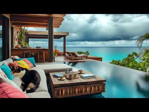 Good Mood Jazz Seaside Chill ☕  Positive Jazz Bossa Nova Instrumental for Relax, Work & Study.