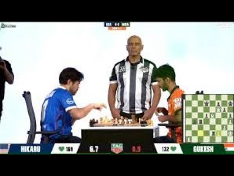 Checkmate: USA🇺🇸 vs India 🇮🇳 ! ! Hikaru vs Gukesh 