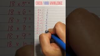 Math Tricks Multiplication by 18 #fastcalculationtricks #easymathtricks #mathforstudents