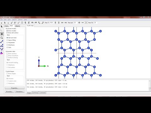 Twin Boudnary Structures with VESTA: Bulk Silicon