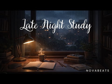 Late Night Study With Me | Calm Lofi | Quiet Focus (2 Hours)