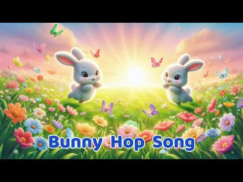 Bunny Hop Song | Kids Nature Song | Fun Animals Outdoors