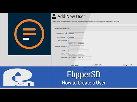 How to Create a User in FlipperSD