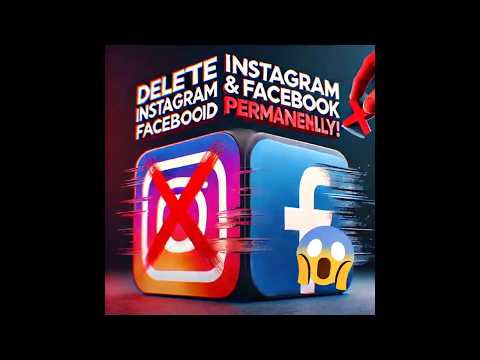 Delete your Instagram and Facebook account in just 10 sec