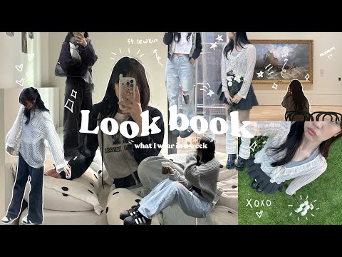 what I wear in a week - a lookbook🎧 ft. Lewkin (acubi style, y2k, korean outfit)