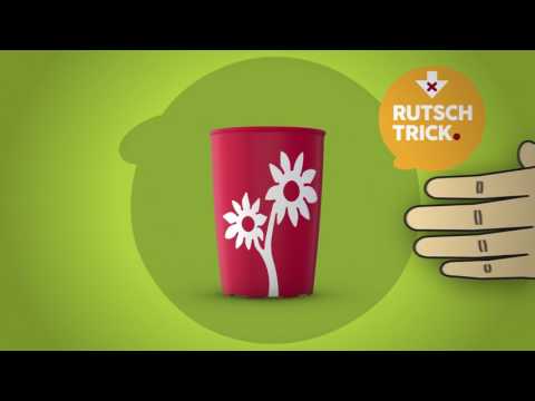 ORNAMIN Becher mit Antirutsch Dekor