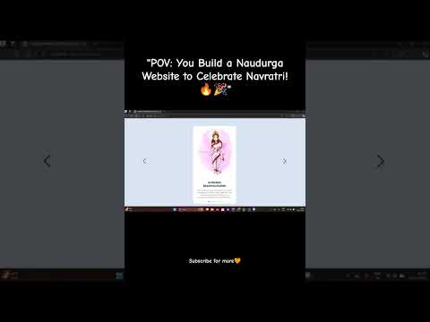 Day 03/11of building website #codesphere #coding #challenge #navratrispecial #navratri2025 #trending