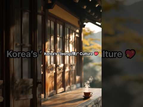 Korea’s “Jeong(情)” Culture 💖  #KoreanJeong #HeartCulture #WarmKorea #KoreanTradition #ShareTheHeart