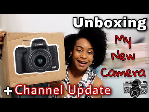 Unboxing My New Camera!! EOS CANON M50 | Review & Test| + Channel Update