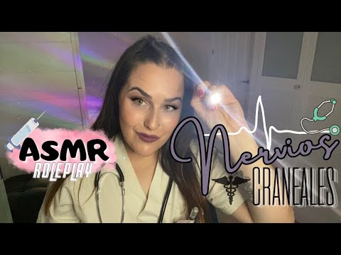 ASMR EN ESPAÑOL | ROLEPLAY examen médico de NERVIOS CRANEALES para dormir - 1hora | ASMR::Marta♥