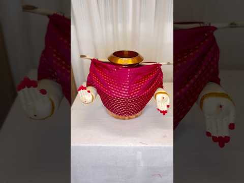 How to fix hands and legs to lakshmi #handsandlegs #varamahalakshmisareedraping