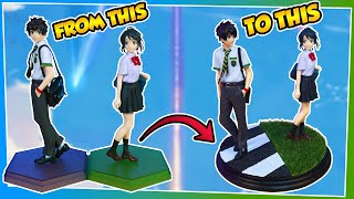 Easy to build custom base for Your Name Pop Up Parades!