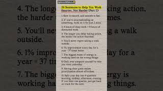 🌸 20 Sentences To Help You Work Smarter #lifeunlockedwitharchna #tips #worksmarter #thoughtprocess