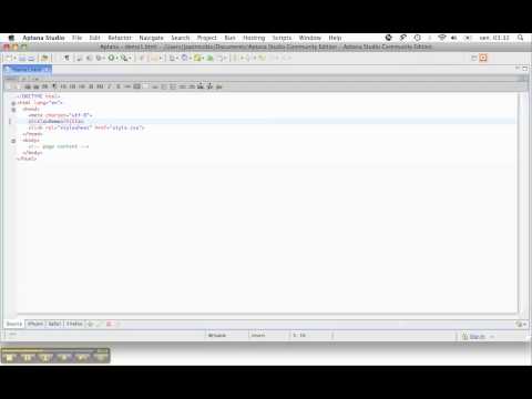 The basic elements of a HTML5 page