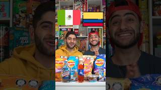 Mexicanos probando productos Colombianos 🇲🇽🤝🏼🇨🇴 #sisomosgemelos #colombia #arequipe #medellin