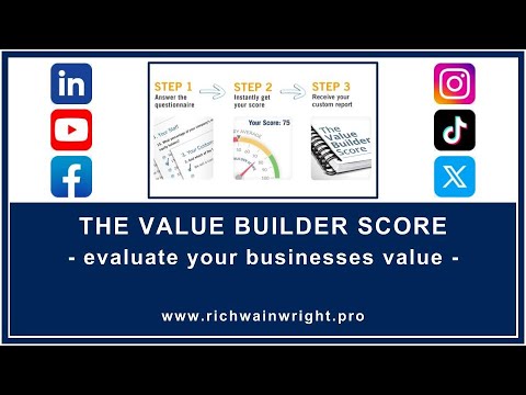 The Value Builder Score - an intro with #richwainwright #valuebuildersystem #businesscoach