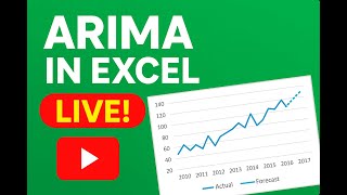 ARIMA forecasting using excel