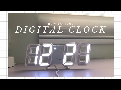 Setting Up Aesthetic LED Digital Clock | Tutorial + Tips | How-to-Vlog