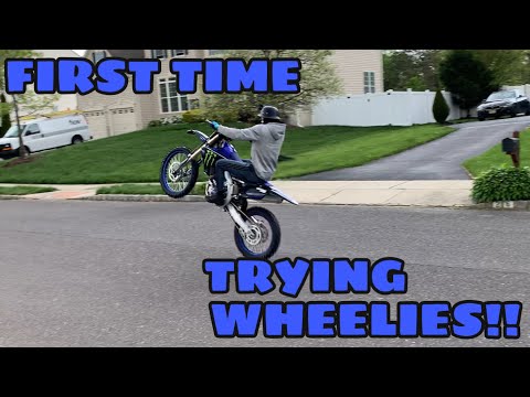 Dirt Bike Wheelie Practice | Day #1