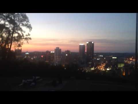 Pittsburgh at dusk from Grandview Park