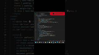 "Build a todo list with JavaScript from scratch – in 30 Seconds!"