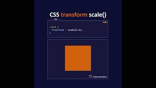 CSS transform scale visual representation