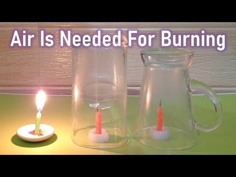 Air Is Needed For Burning - Activity/Experiment For Kids At Home