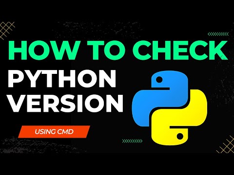 How to Check Python Version using CMD | Run Simple Python Program to Verify Python Installation