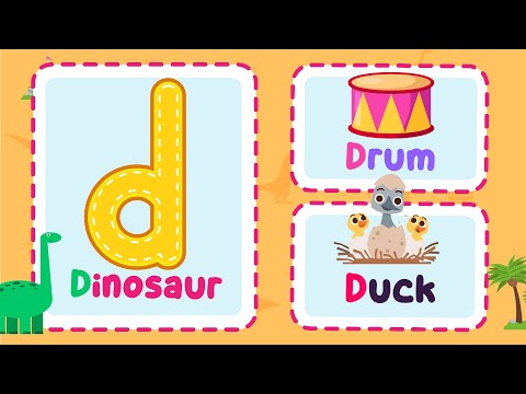 Letter small d Song for Kids | ABC Phonics & Rhyming Song | Learn the Alphabet