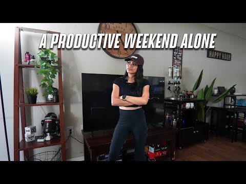 A WEEKEND ALONE: cleaning and rearranging the apartment