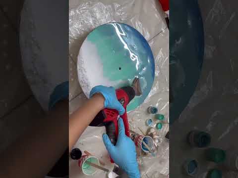 Ocean theme resin clock | full tutorial | beginner friendly resin tutorial