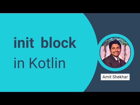 init block in Kotlin | Amit Shekhar | @OutcomeSchool