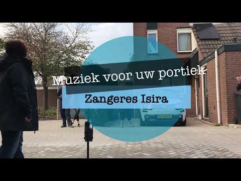 Muziek voor uw portiek met Zangeres Isira