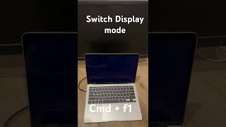How to Connect a MacBook to an External Monitor / Change MacBook Display Mode #macbook #macbookm1