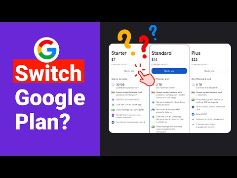 How to Change Your Google Workspace Plan (Step-by-Step Tutorial 2025)