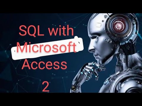 SQL with Microsoft Access 2019 lesson 2 - Insert elements into the table