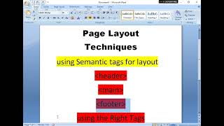 how to work page layout