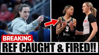 CORRUPT WNBA Referee FIRED After NEW Caitlin Clark Injury Footage REVEALED!
