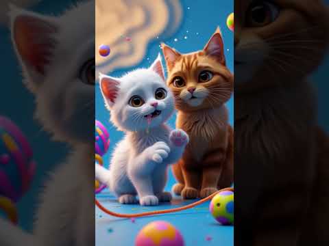 Cat lost its mom😭💔#shorts #cat #cute #cartoon  #cattales #catshorts #catlover #animation #sad360p