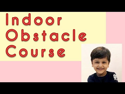 Indoor Obstacle Course |Fun activity for kids at home|Easy workout 3-5 years|Gross motor skills|