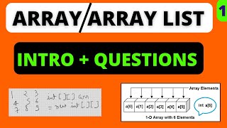 DSA Complete Course in Java #1 Array And Array List